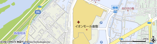 イオン倉敷店周辺の地図