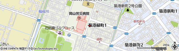 富永薬局岡山本部周辺の地図