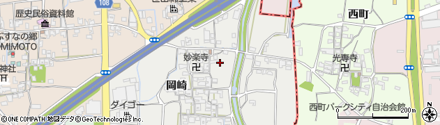 奈良県生駒郡安堵町岡崎189周辺の地図