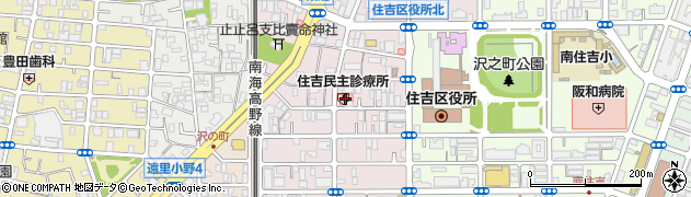 南大阪医療生活協同組合訪問看護ステーション周辺の地図