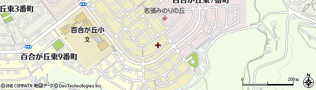 三重県名張市百合が丘東８番町115周辺の地図