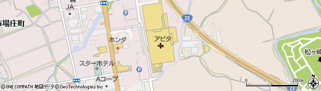 くまざわ書店松阪店周辺の地図