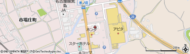 日本キャタピラー松阪支店周辺の地図