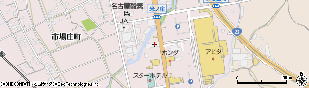 カータウン松阪周辺の地図