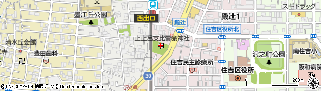 若松神社周辺の地図