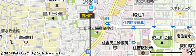 若松宮周辺の地図
