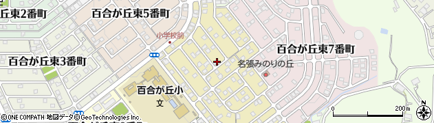 三重県名張市百合が丘東８番町243周辺の地図