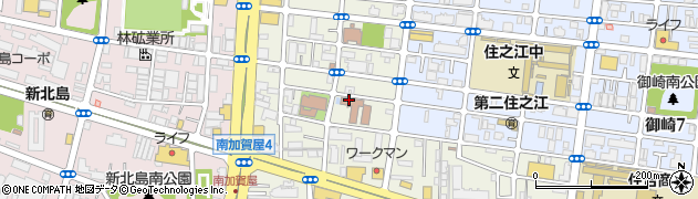 大阪市立　敷津浦学園周辺の地図