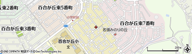 三重県名張市百合が丘東８番町227周辺の地図