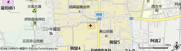 ｍａｎｄａｉ法隆寺店周辺の地図