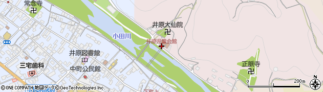 井原児童会館周辺の地図