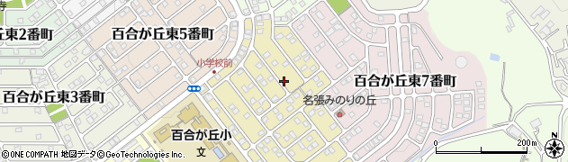 三重県名張市百合が丘東８番町224周辺の地図