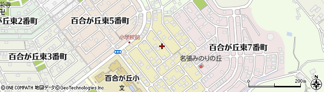 三重県名張市百合が丘東８番町230周辺の地図