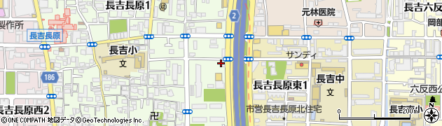 天丼・天ぷら本舗 さん天 長吉長原店周辺の地図