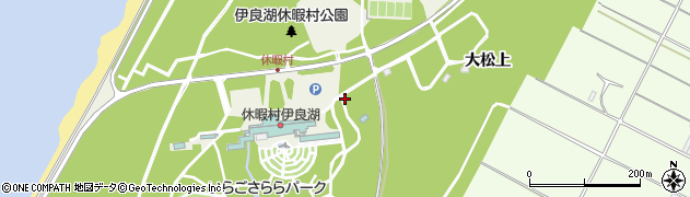 愛知県田原市中山町大松上周辺の地図