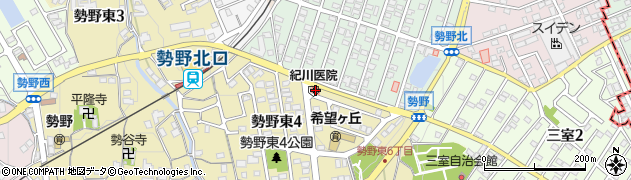 紀川医院周辺の地図