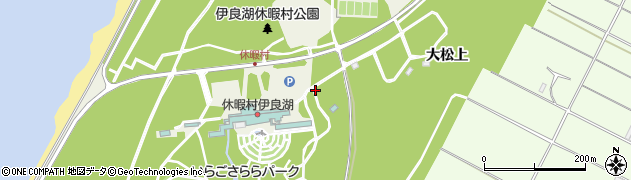 愛知県田原市中山町（大松上）周辺の地図