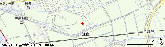 岡山県岡山市南区箕島136周辺の地図