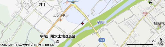 三重県名張市結馬171周辺の地図