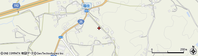 奈良県天理市福住町4077周辺の地図