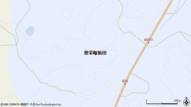 〒739-2314 広島県東広島市豊栄町飯田の地図