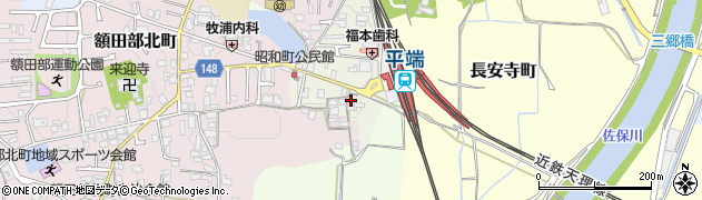 奈良県大和郡山市昭和町120周辺の地図