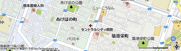 アースファミリー　岡南店周辺の地図