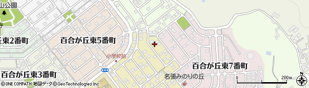 三重県名張市百合が丘東８番町191周辺の地図