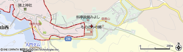 奈良県三郷町（生駒郡）信貴山東周辺の地図