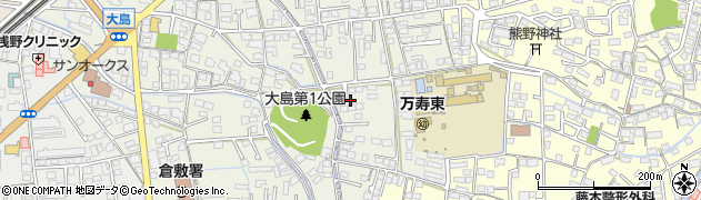 岡山県倉敷市大島周辺の地図