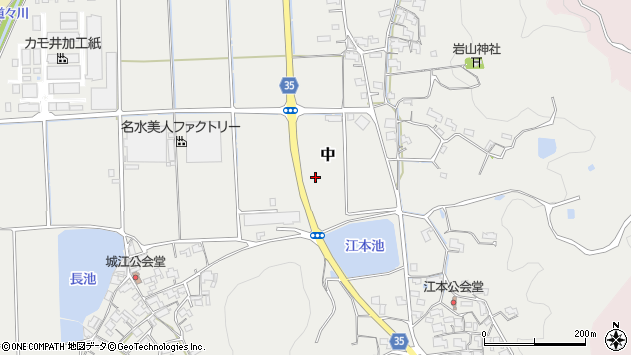 〒714-1215 岡山県小田郡矢掛町中の地図