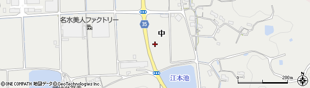岡山県矢掛町（小田郡）中周辺の地図