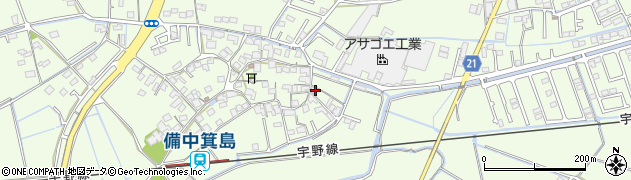 岡山県岡山市南区箕島568周辺の地図