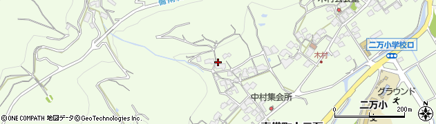 岡山県倉敷市真備町上二万周辺の地図