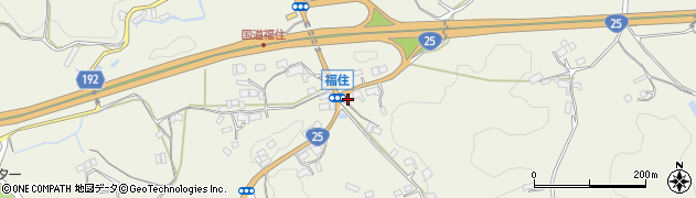 奈良県天理市福住町4021周辺の地図