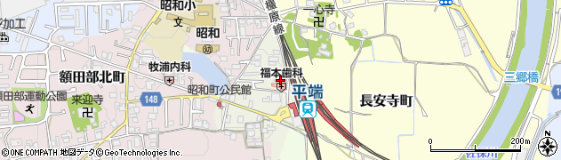 奈良県大和郡山市昭和町66周辺の地図