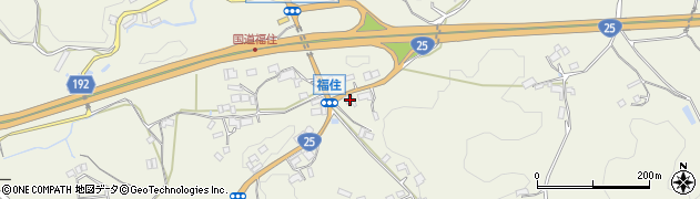 奈良県天理市福住町4020周辺の地図