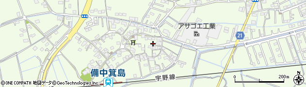 岡山県岡山市南区箕島697周辺の地図