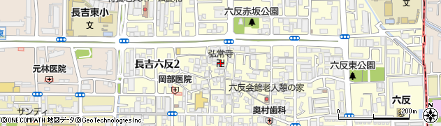 弘常寺周辺の地図