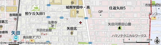 大阪城南女子短期大学　広報室周辺の地図