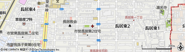 大阪府大阪市住吉区長居東周辺の地図