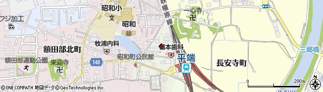 奈良県大和郡山市昭和町83周辺の地図