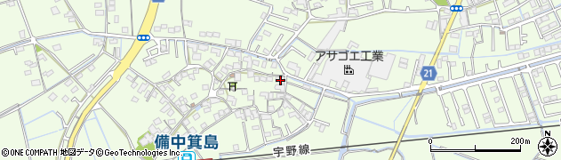 岡山県岡山市南区箕島712周辺の地図
