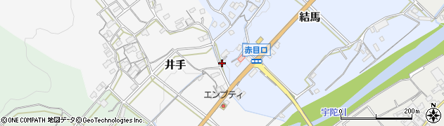 三重県名張市結馬190周辺の地図
