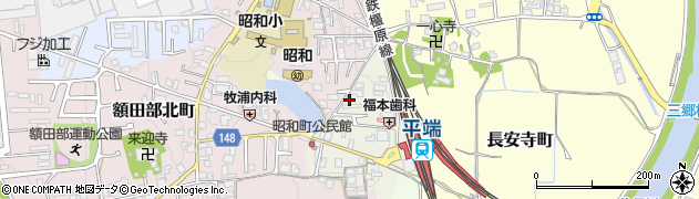 奈良県大和郡山市昭和町106周辺の地図