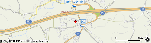 奈良県天理市福住町3990周辺の地図