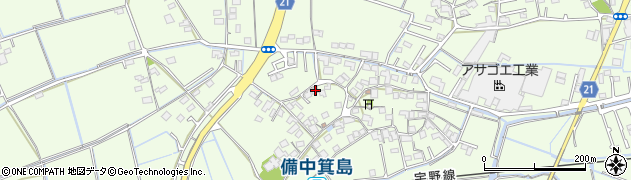 岡山県岡山市南区箕島737周辺の地図