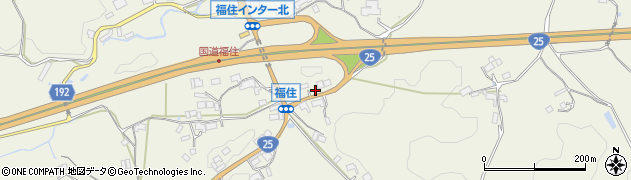 奈良県天理市福住町3951周辺の地図