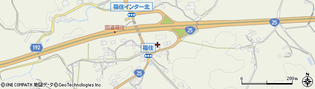 奈良県天理市福住町3955周辺の地図