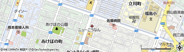 おかやま信用金庫福島支店周辺の地図